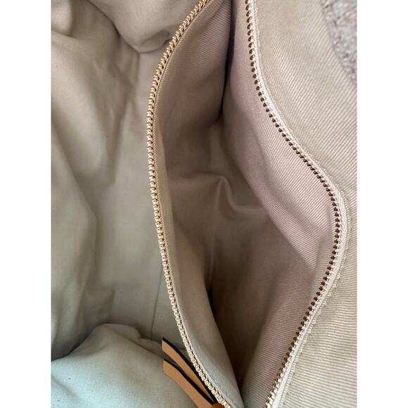 EUC Tory Burch Limited Edition Hawaii Embroidered Canvas Leather Boho Tote Bag - Picture 9 of 10